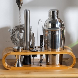 Bộ Dụng Cụ Pha Chế Thức Uống Bằng Tre Cho Bartender