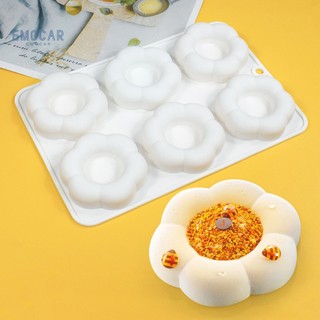 Khuôn silicone Cấp Thực Phẩm Làm Bánh 6 Ngăn An Toàn Thực Phẩm Không bpa