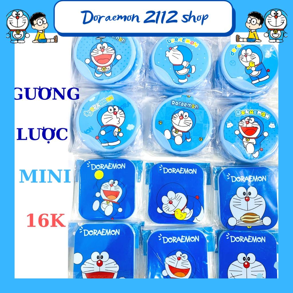Gương kèm lược Doraemon
