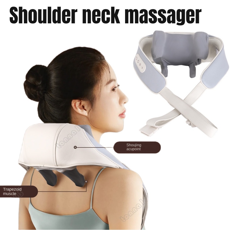 Máy Mát Xa Cơ Bắp / Vai / Cổ 5d Có Thể Sạc Lại Đa Năng Tiện Dụng