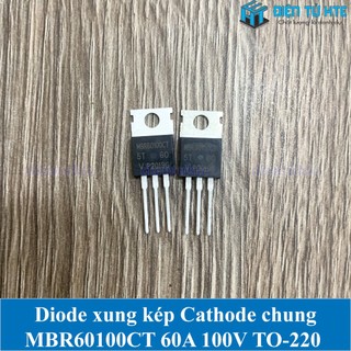 Diode xung kép cathode chung mbr60100ct 60a 100v to-220