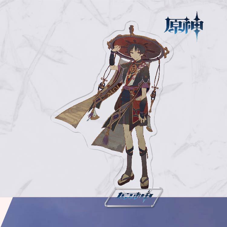 Mô hình Standee Genshin Impact Kunikuzushi Balladeer Scaramouche anime chibi acrylic standee trưng bày trang trí