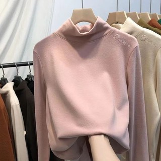 Áo Nhung Cổ Cao Hai Mặt Ấm Áp Theo Phong Cách Thu Đông Dành Cho Nữ