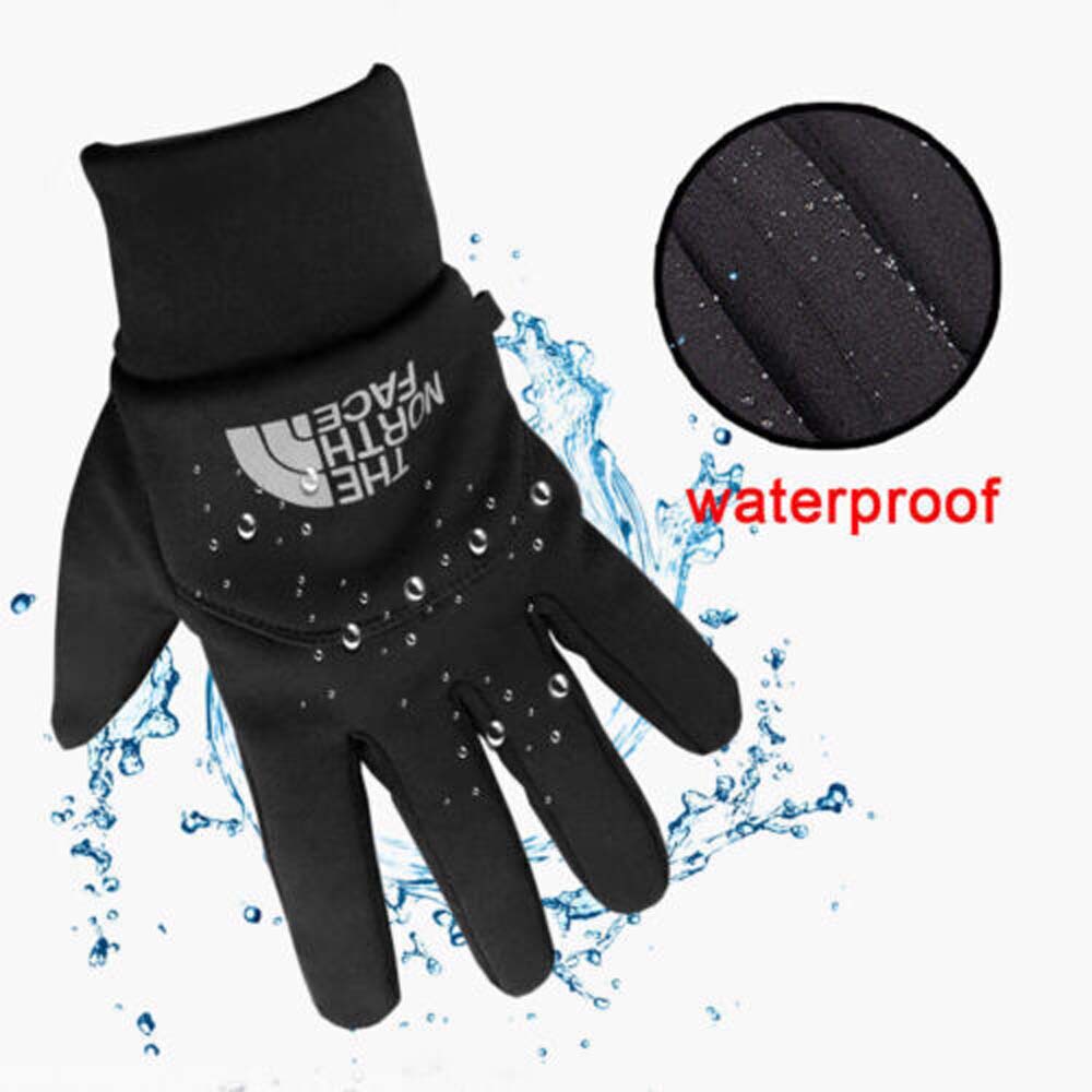 The North Face Outdoor Fleece-Lined Warm Full Finger Touch Screen Windproof Waterproof Non-Slip Driving Gloves