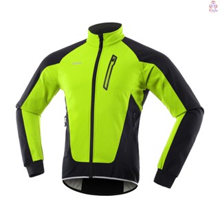 Arsuxeo Lông Cừu Xe Đạp MTB Jersey Áo Chống Thấm Nước i xe đạ á o đ Đi Xe Chống Gió n Áo Qu ầu Xe Đạp Đi Xe Đạp Nam p Mùa Đông Nhiệt Chạy cho