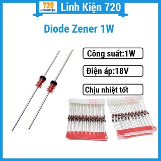 Diode zener công suất 1W đủ giá trị, đi ốt ổn áp 18V