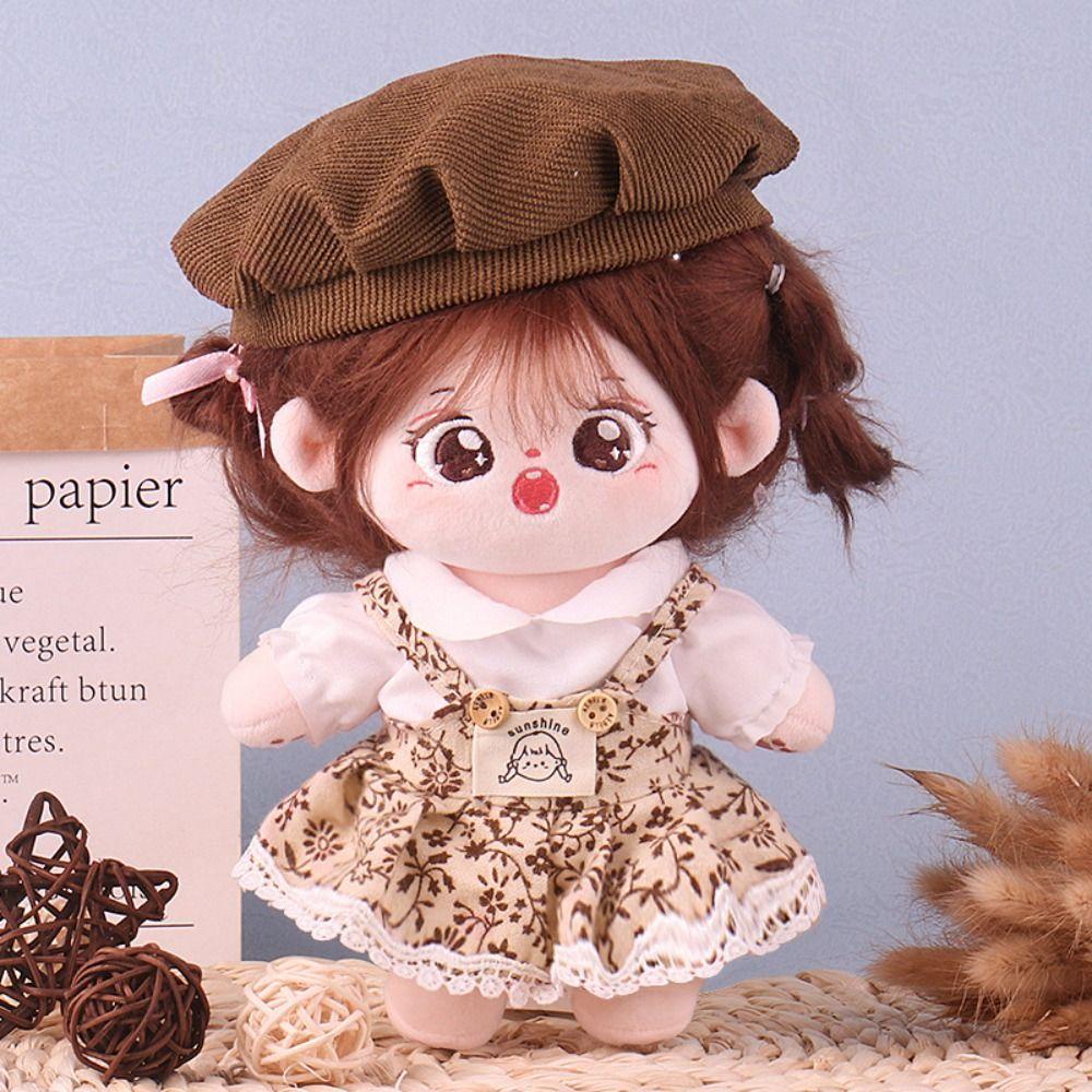 Áo cotton 20cm diy Che Phủ Đầu Trang Phục Mùa Đông Cho Búp Bê 20cm