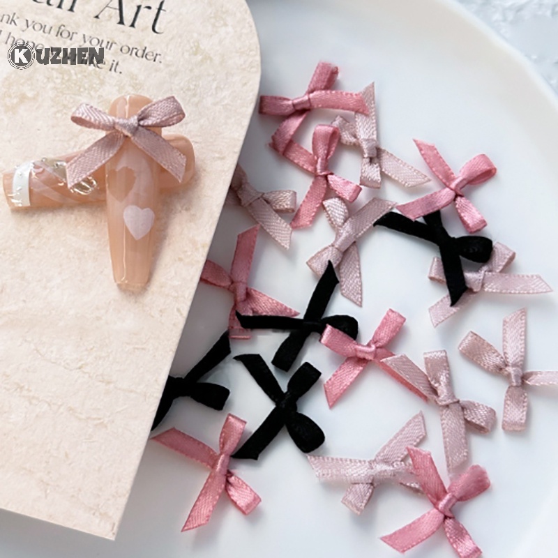 Set 10 Nơ Ruy Băng Trang Trí Móng Tay Nghệ Thuật