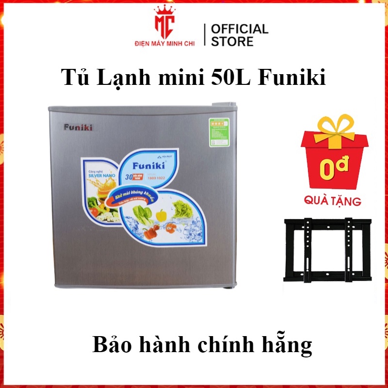 Tủ Lạnh mini 50L Funiki FR- 51CD/ Aqua 50 lít AQR-D59FA(BS) - Hàng chính hãng - Điện máy Minh Chi