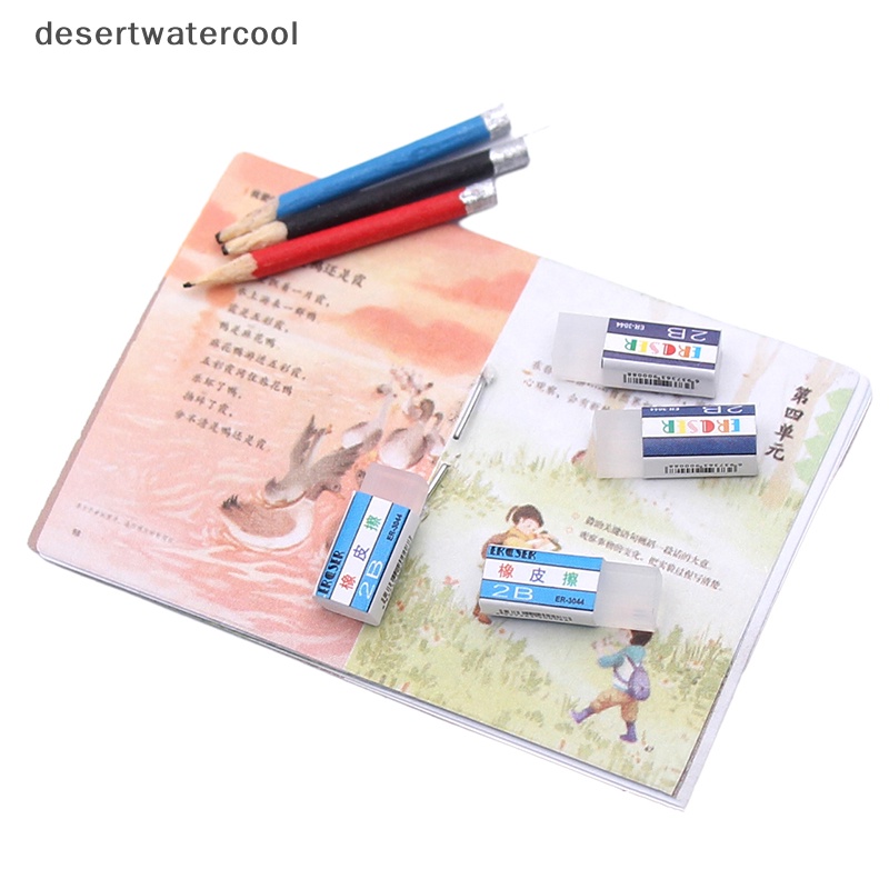 Dc Set 2 Gôm Tẩy mini Trang Trí Nhà Búp Bê