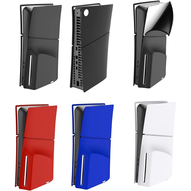 Ốp Da Silicon Cho PS5 Slim Disc Edition, Vỏ Bảo Vệ Chống Trơn Trượt & Trầy Xước Chống Bụi Cho PS5-Sl