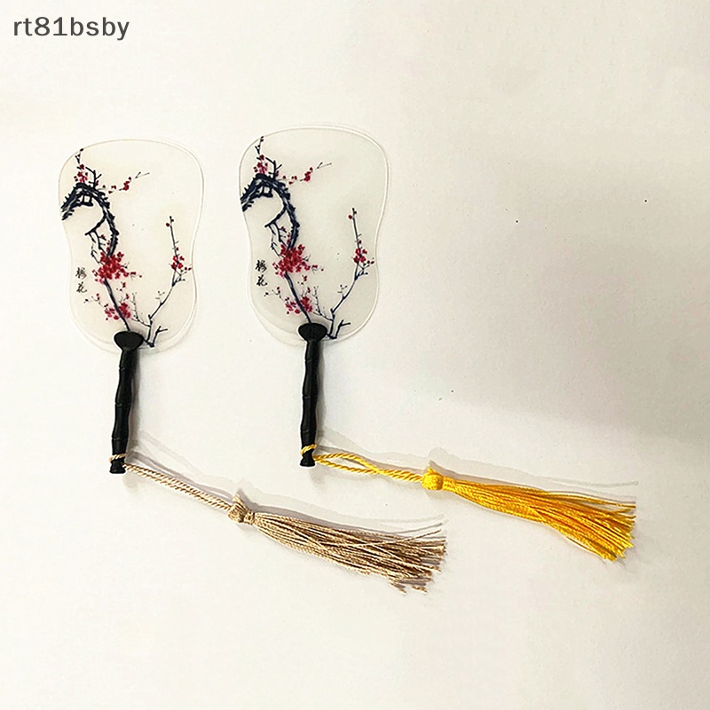 Rt Quạt Cầm Tay Hai Mặt Phong Cách Trung Hoa Cổ Điển 3.3g vn