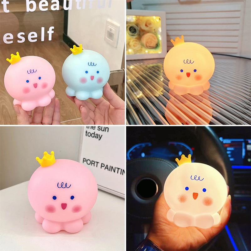 Dễ Thương Đèn Ngủ Nhỏ Họa Tiết Hoạt Hình Sáng Tạo Trang Trí Phòng Ngủ