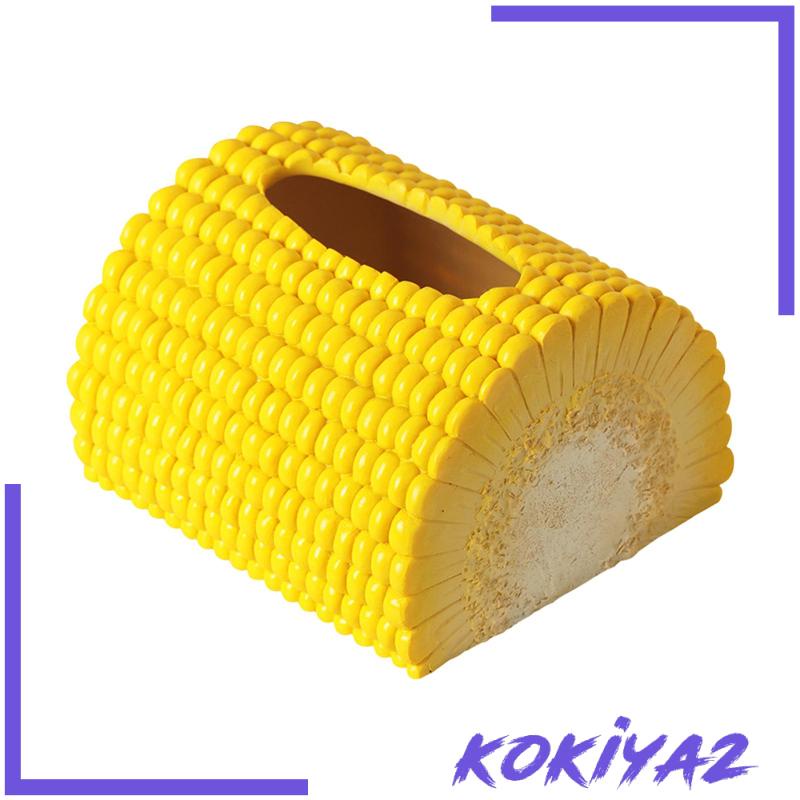 Hộp Đựng Khăn Giấy Hình Quả Bắp Ngộ Nghĩnh Dễ Thương Trang Trí Văn Phòng / Phòng Ngủ