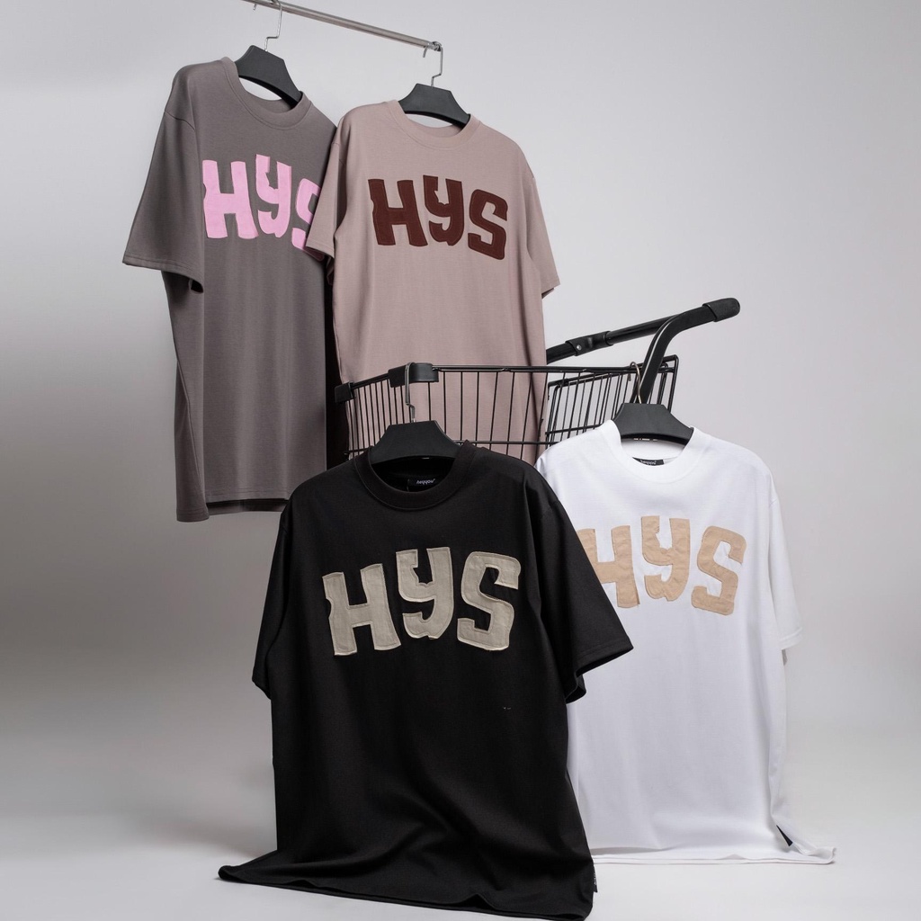 Áo thun HYS TYPON thêu đắp