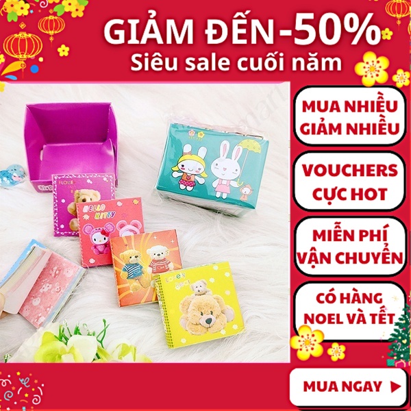 Combo 500 giấy xếp hạc loại nhỏ 4 x 4 nhiều màu giá rẻ và đẹp