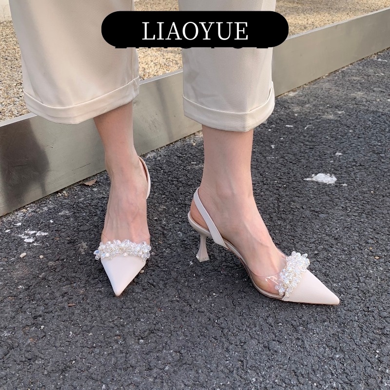 LIAOYUE Giày Cao Gót 2023 Cho Nữ Chất lượng cao Đa năng Thiết kế độc đáo Thoáng khí FBL23B00Z7 45Z231109