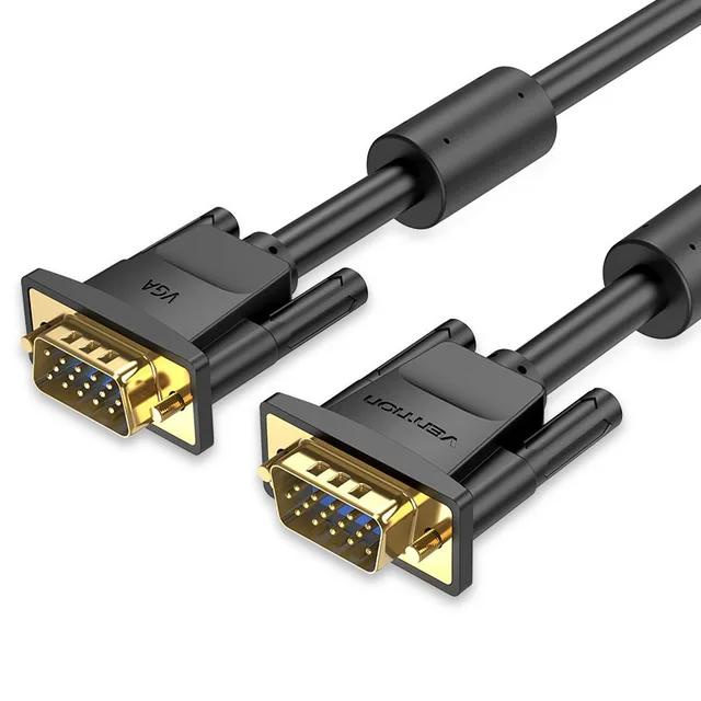 Vention Dây Cáp vga Sang vga 1080p 1m 1.5m 5m 10m 20m 15 pin Cho Máy Chiếu / Màn Hình / Máy Chiếu / Máy Tính