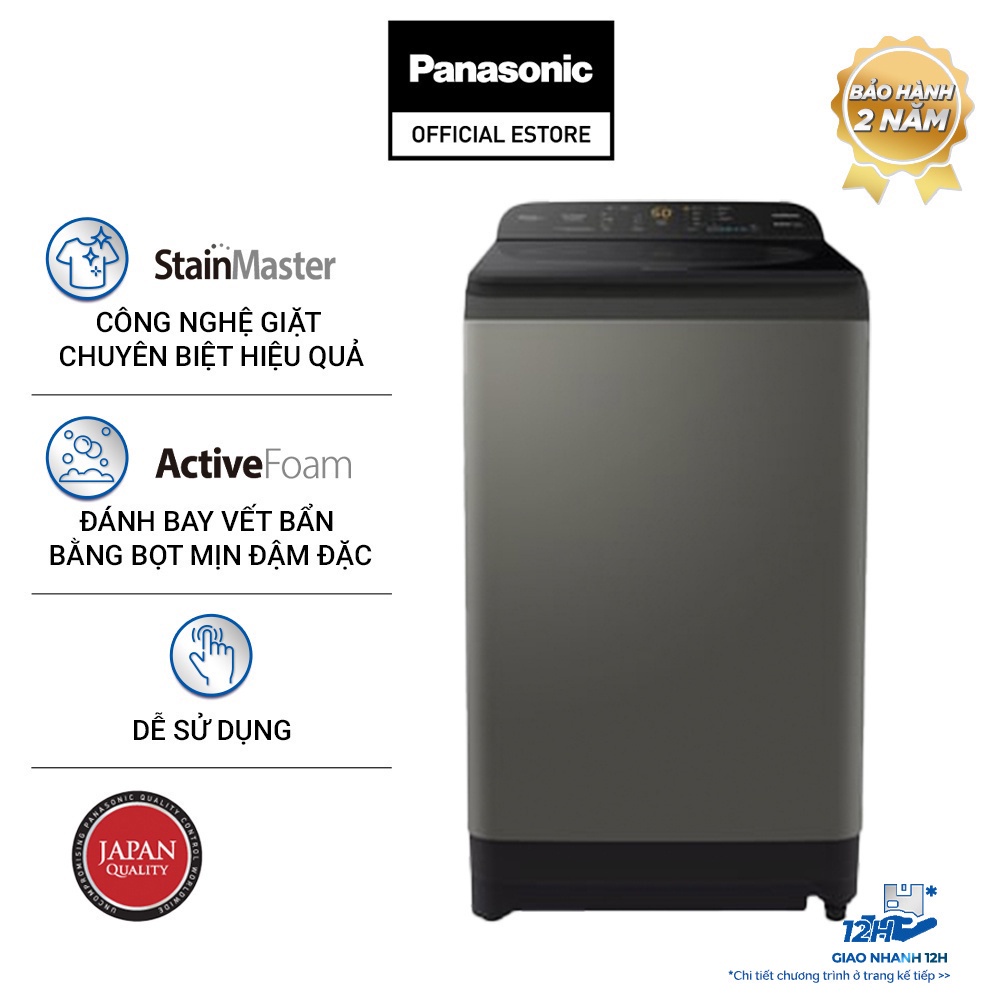 Máy Giặt Cửa Trên Panasonic Chăm Sóc Gia Đình 10kg NA-F100A9DRV - Miễn Phí Lắp Đặt