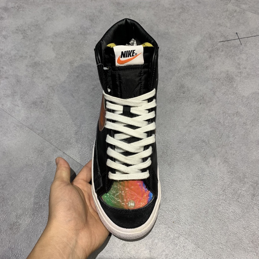 2hand giày N`ike Blazer Mid 77 Thermal Black Men's CZ8653-036 SIZE 42 P