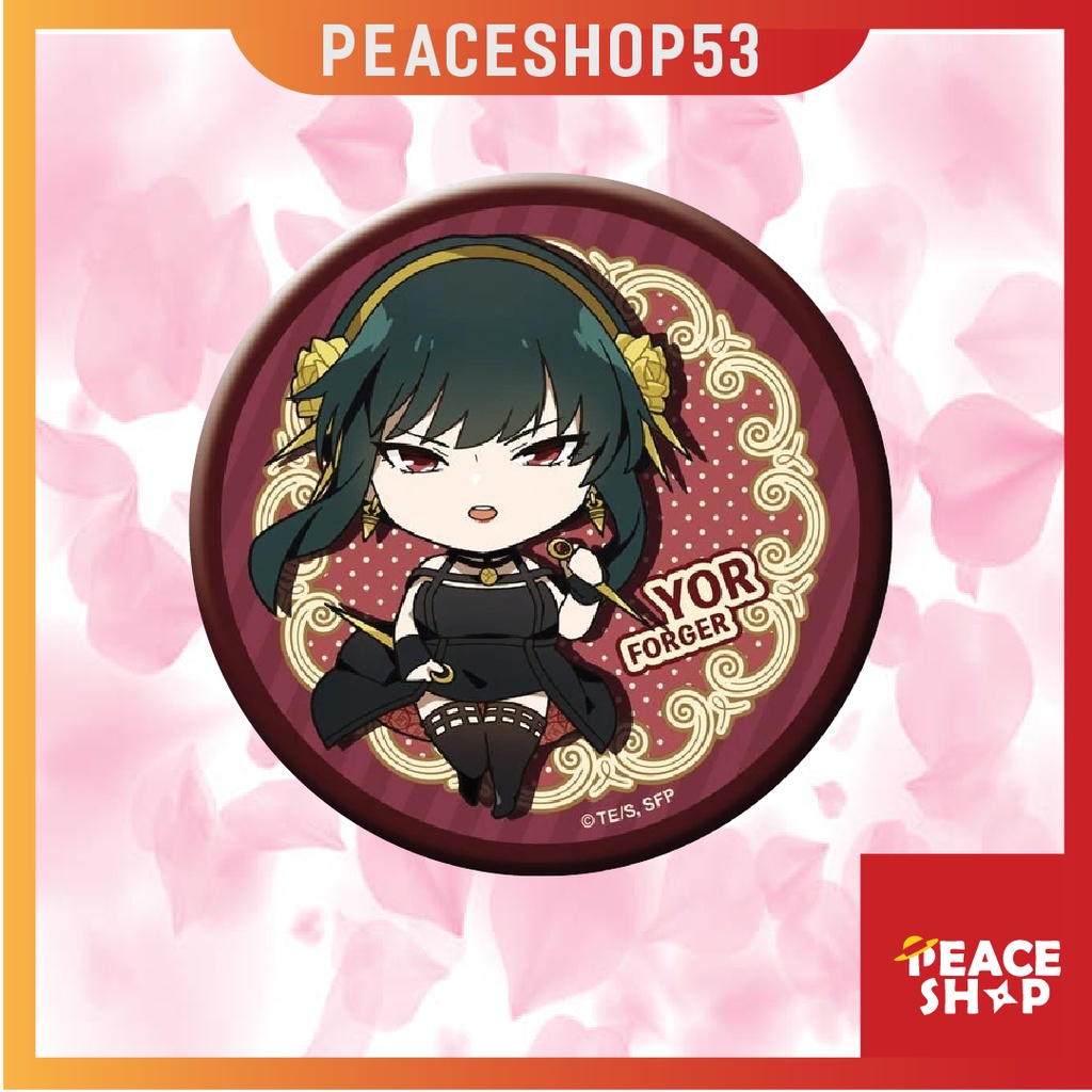 Huy hiệu Spy x Family Anya Lấp Lánh Huy Hiệu Anime Spy x Family Phụ Kiện Anime Manga Ver 4 HH40