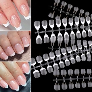 Bộ 30 móng tay giả màu nude thời trang