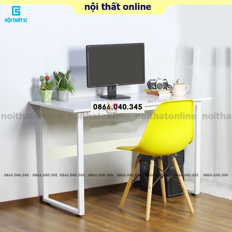 NEW Bàn làm việc chữ U K Z kích thước 1m, 1.2m láp ráp chân sắt  2x4cm sơn tĩnh điện mặt gỗ mdf giá xưởng
