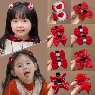 Set 2 kẹp tóc nơ dễ thương cho bé gái