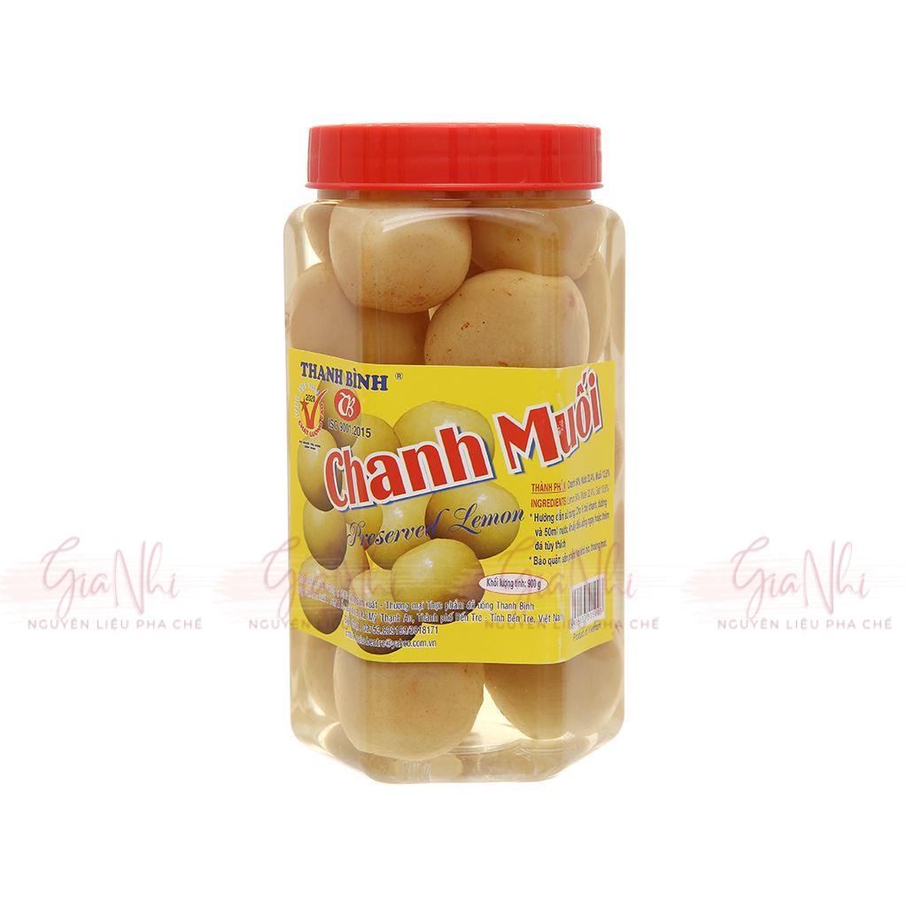 Chanh muối trái Thanh Bình hũ 900g - GiaNhi store