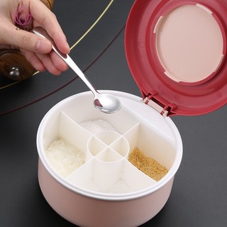 Muỗng inox 304 tròn múc gia vị kiểu hàn quốc