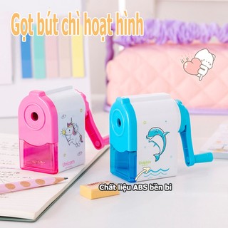 (1pcs) Gọt bút chì tự động, gọt bút chì quay tay cho trẻ em, phù hợp cho học sinh tiểu học, đồ dùng học tập
