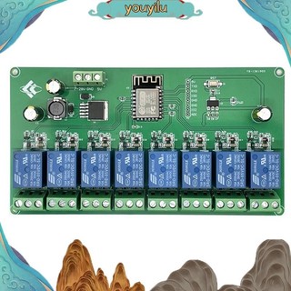 Mô đun rơ le phát triển wifi 8 kênh esp8266 esp-12f 5v / 7-28v chuyên dụng