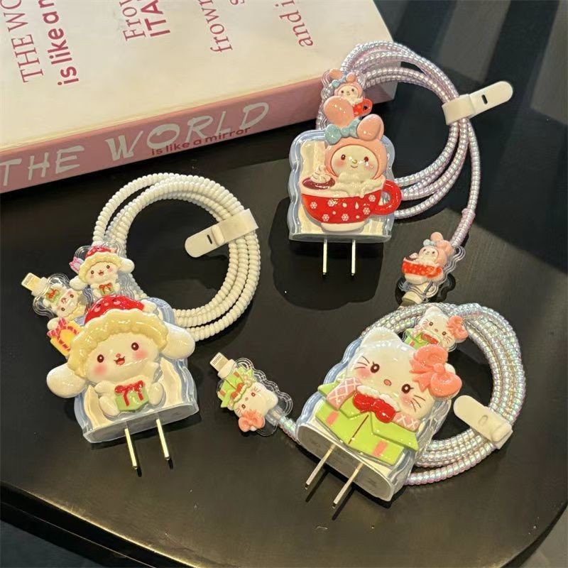 Vỏ sạc giai điệu dễ thương cho xiaomi 33w / 67w / 90w / 120w Vỏ bảo vệ bộ sạc TPU mềm cho Android Ty