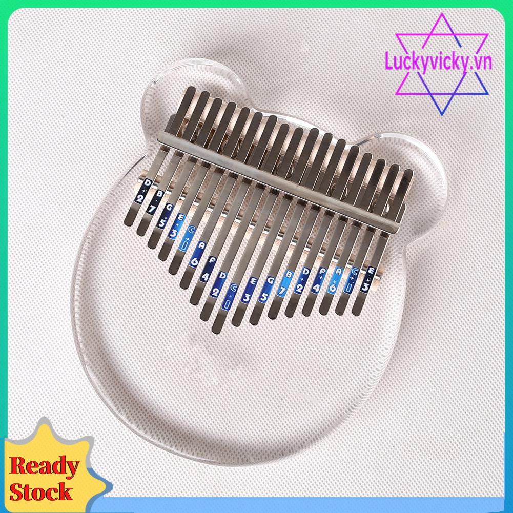 Bộ 2 Miếng Dán Ghi Chú Hình Đàn piano kalimba