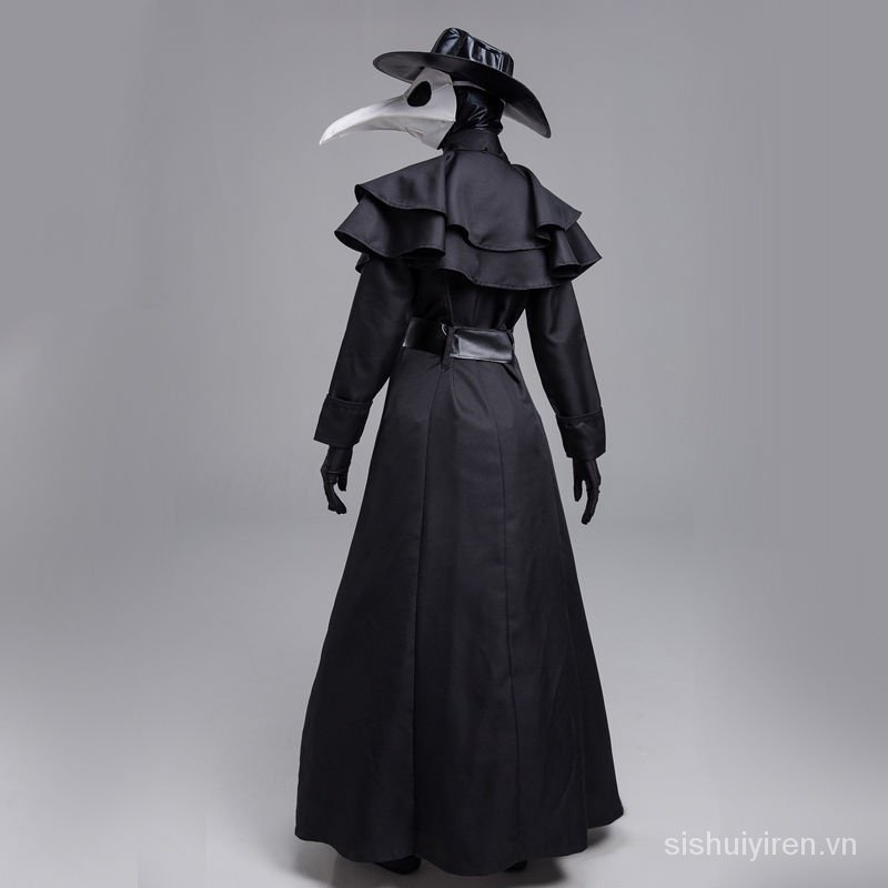 Trang phục Halloween hóa trang bác sĩ dịch hạch mỏ quạ
