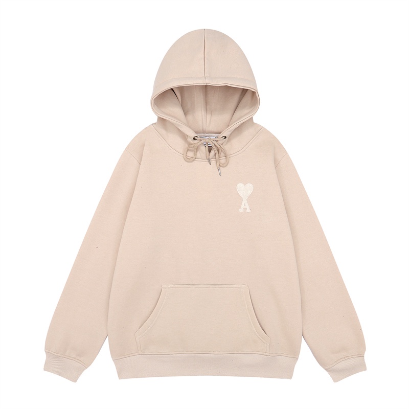 Áo Khoác Sweater Có Mũ Trùm Thêu Hình Trái Tim a8m8i-autumn Phong Cách Mỹ Xinh Xắn Phù Hợp Cho Cả Nam Và Nữ