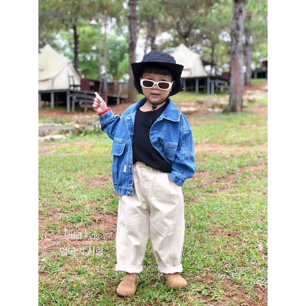 QUẦN KAKI BAGGY PHONG CÁCH HÀN QUỐC CHO BÉ GÁI VÀ BÉ TRAI  6370