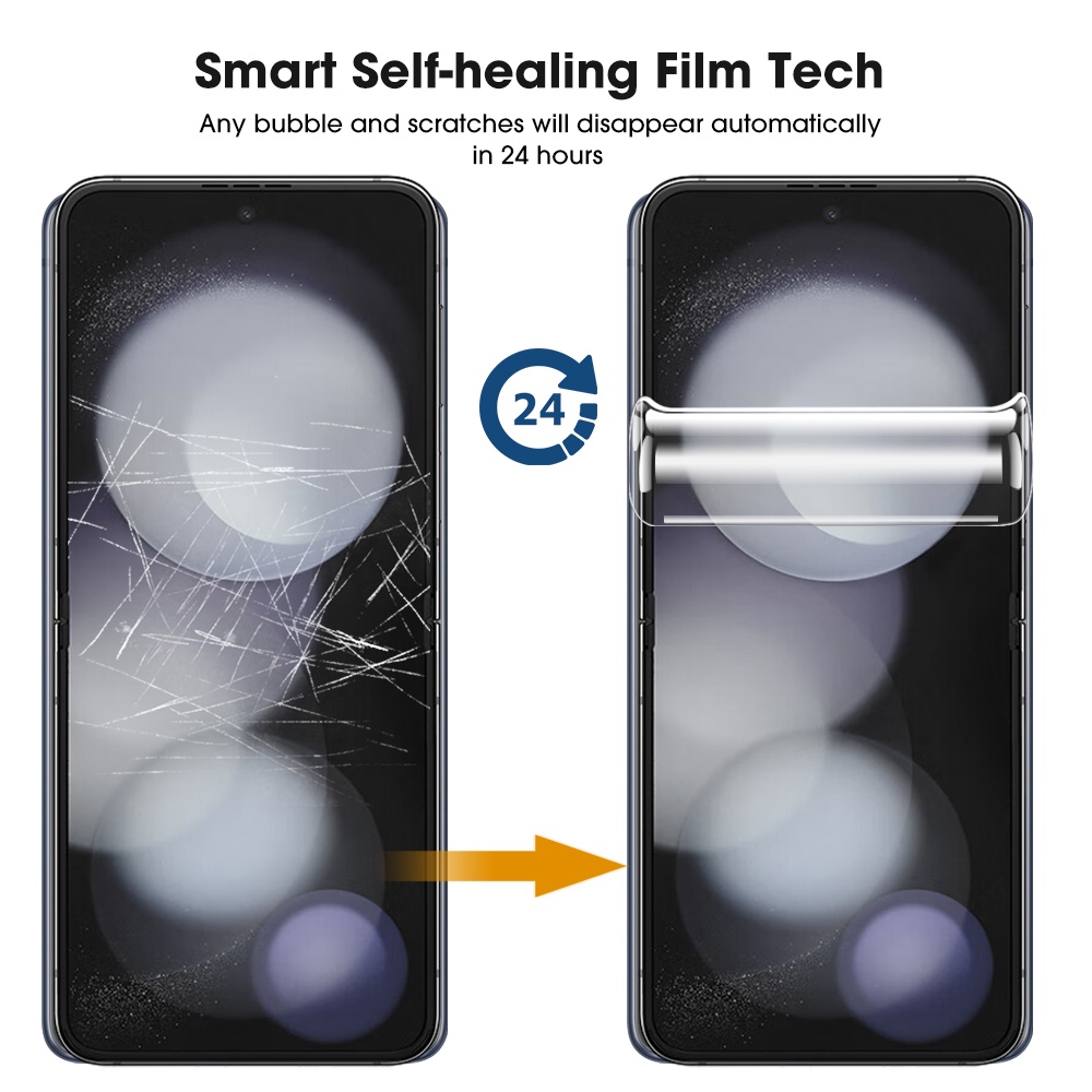 Set 2 Kính Cường Lực Bảo Vệ Màn Hình Chống Nhìn Trộm Cho samsung galaxy z flip 5 z Padp5 5g