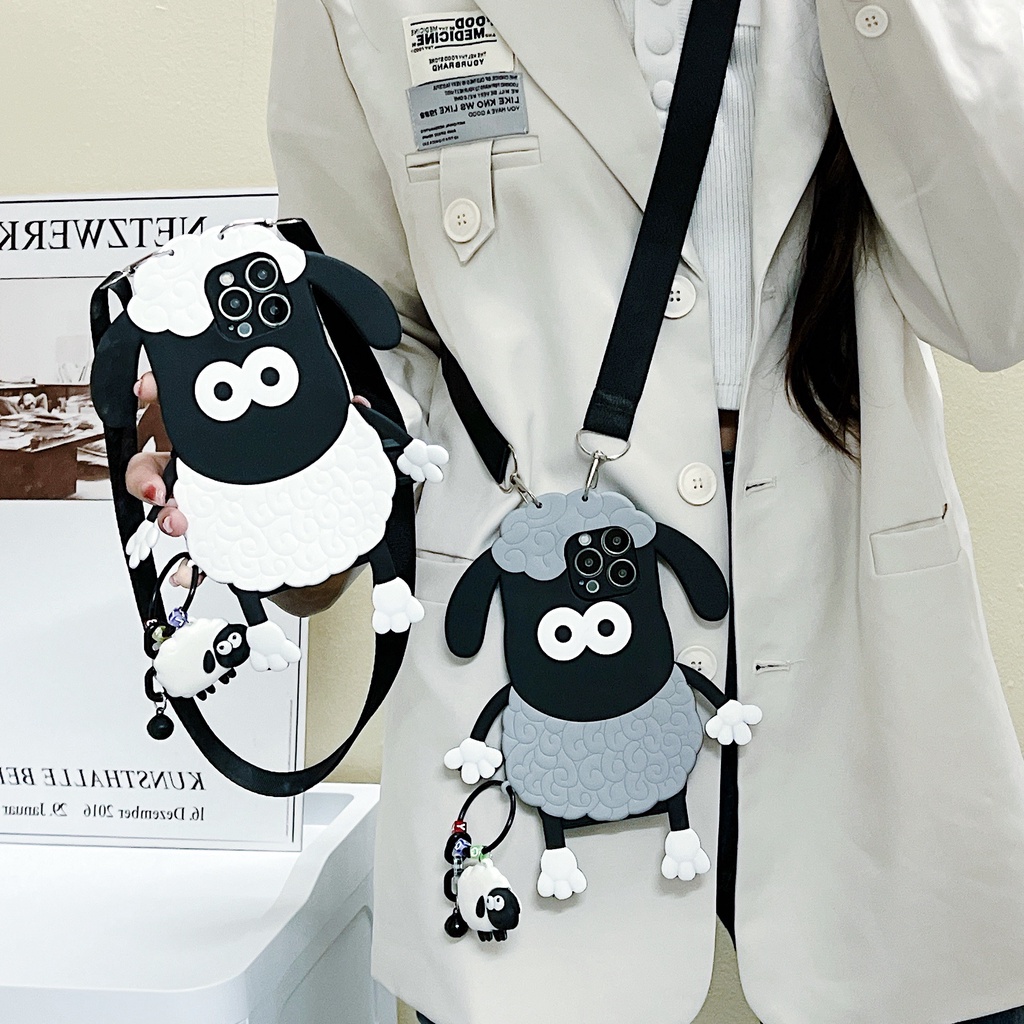 Ốp Điện Thoại Silicon Hình Chú Dê Cho samsung 20u s20fe s21fe s20u s21u s22u s23u s8 s9 s10 s20 s21 s22 s23 plus note20 20u