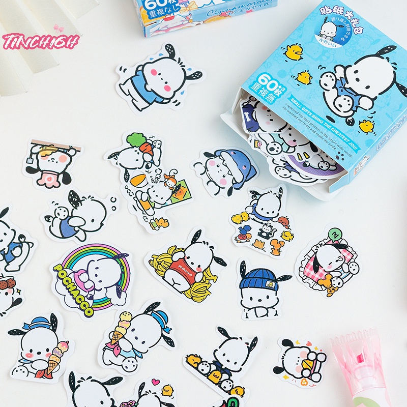 Set sticker Dán Trang Trí Hình Chuột cinnamoroll Dễ Thương