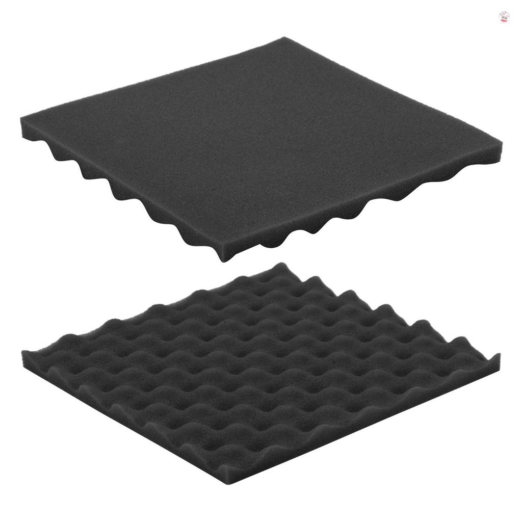 Set 36 Miếng Xốp Cách Âm 30 * 30cm / 12 * 12in Màu Xám Đậm Chuyên Dụng Cho Phòng Thu Âm