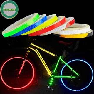 Parucutin cuộn băng keo phản quang 1cm * 8m dán xe đạp
