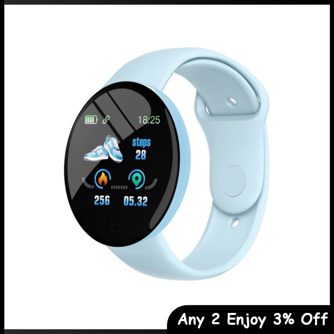 Zevaret Đồng Hồ Thông Minh d18s Màn Hình 1.44 inch 90mah bluetooth 4.0 Theo Dõi Giấc Ngủ