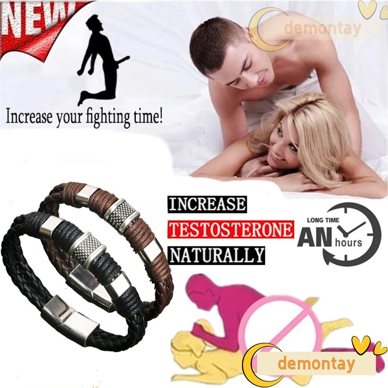 Vòng Đeo Tay Nam Châm Bằng Da