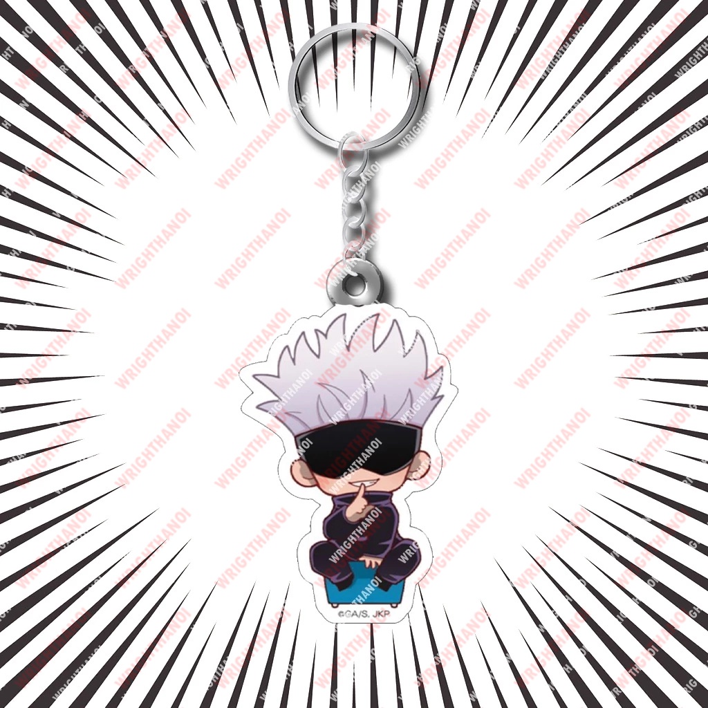 Móc khoá các nhân vật jujutsu kaisen gojo sukuna Suguru Geto Anime Manga Nhật Bản Phụ Kiện Trang Trí Túi xách Balo