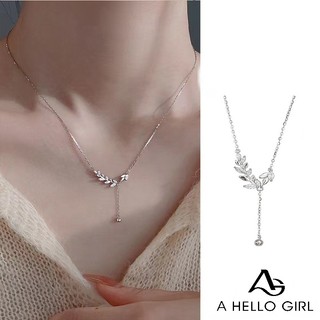 Ahellogirl Vòng cổ Lúa Mì Nhẹ Thiết Kế Sang Trọng Dành Cho Nữ 2023