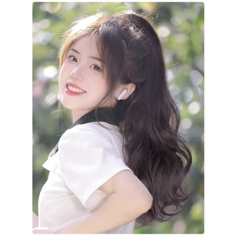 Tóc Giả Dài Xoăn Gắn Đuôi Cá Mập Thời Trang Cho Nữ