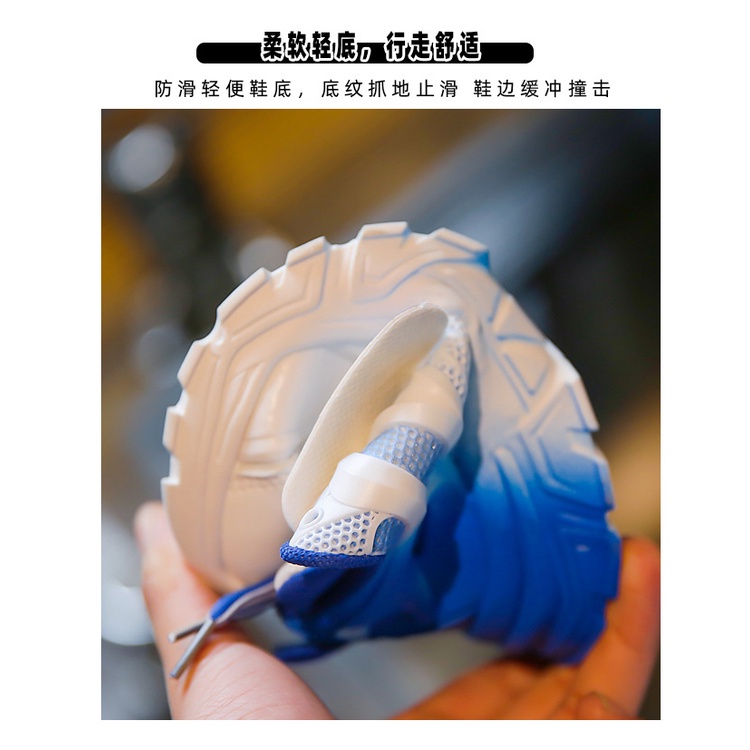 Giày Thể Thao Đế Mềm Phối Lưới Thoáng Khí Thời Trang Mùa Hè 2023 Cho Bé