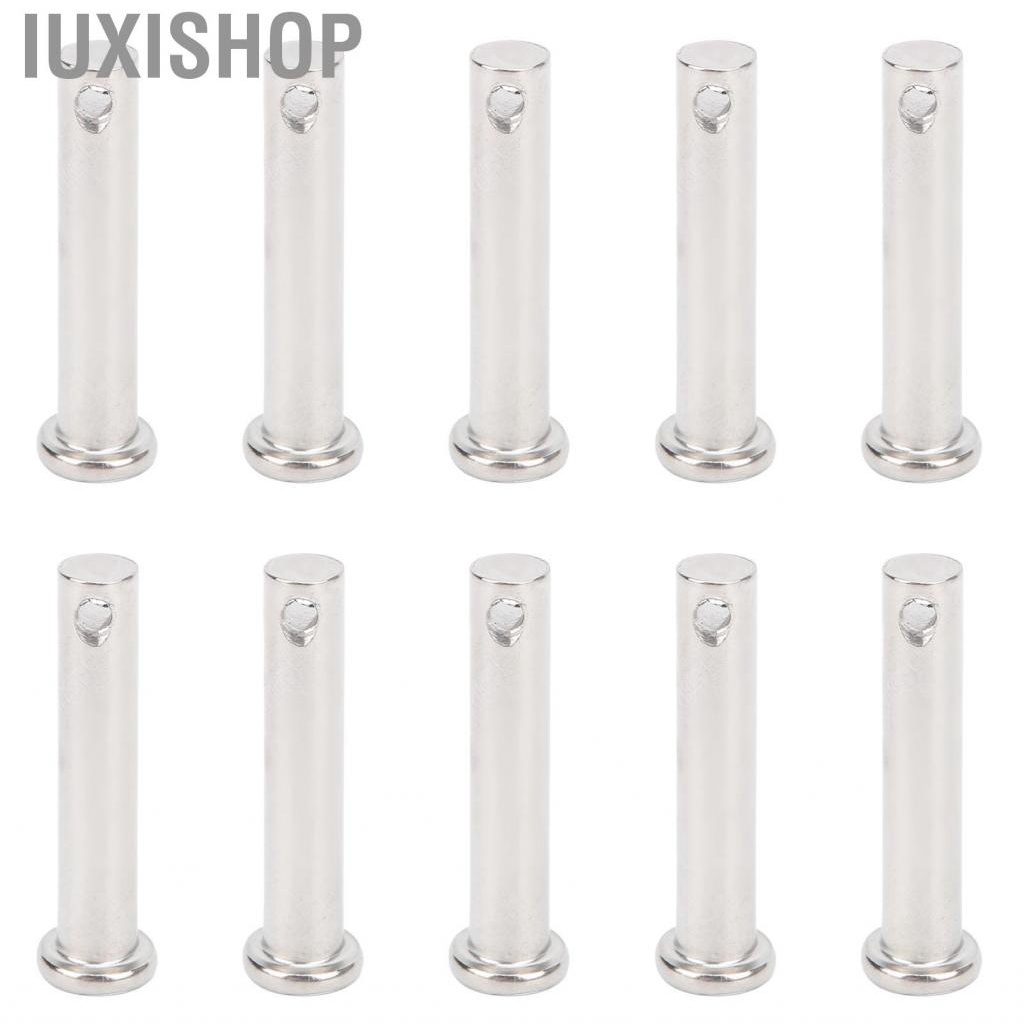Iuxishop Round Clevis Pins Flat Head Polished Surface for Linear Moving Parts