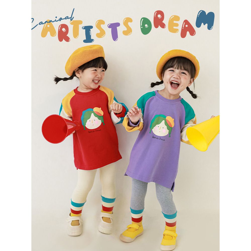 Áo Thun Tay Dài Phong Cách Hàn Quốc Thời Trang Xuân Thu Mới Cho Bé Gái